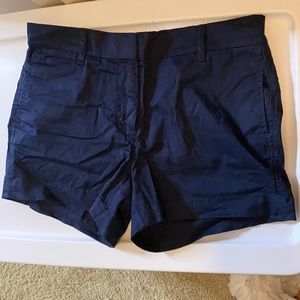 Navy j crew chino shorts